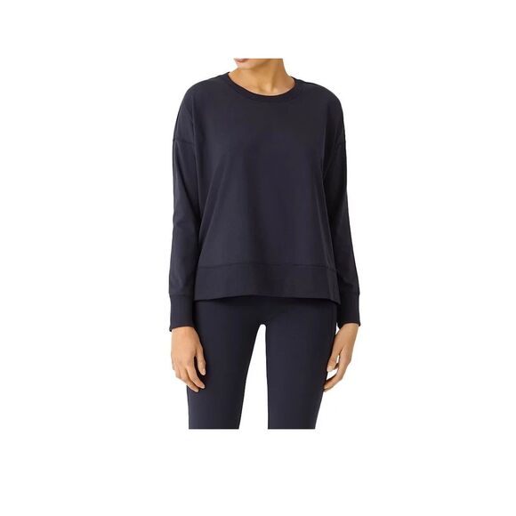 Vince $248 Women navy blue Crew Neck Sweatshirt XS NEW - Picture 1 of 14